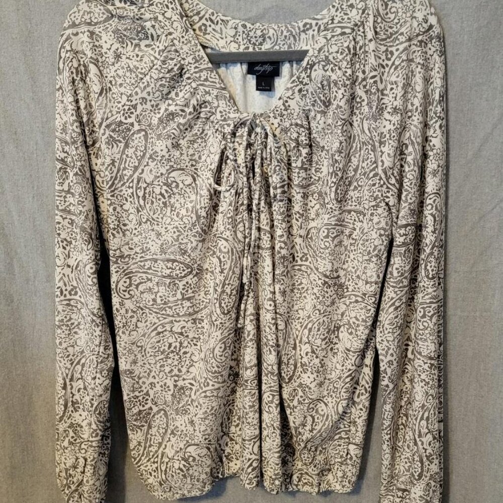Daytrip Women's Large Long Sleeve Blouse